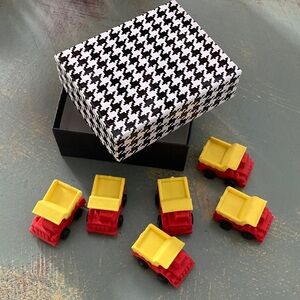 Cutest little dimples truck erasers (6)